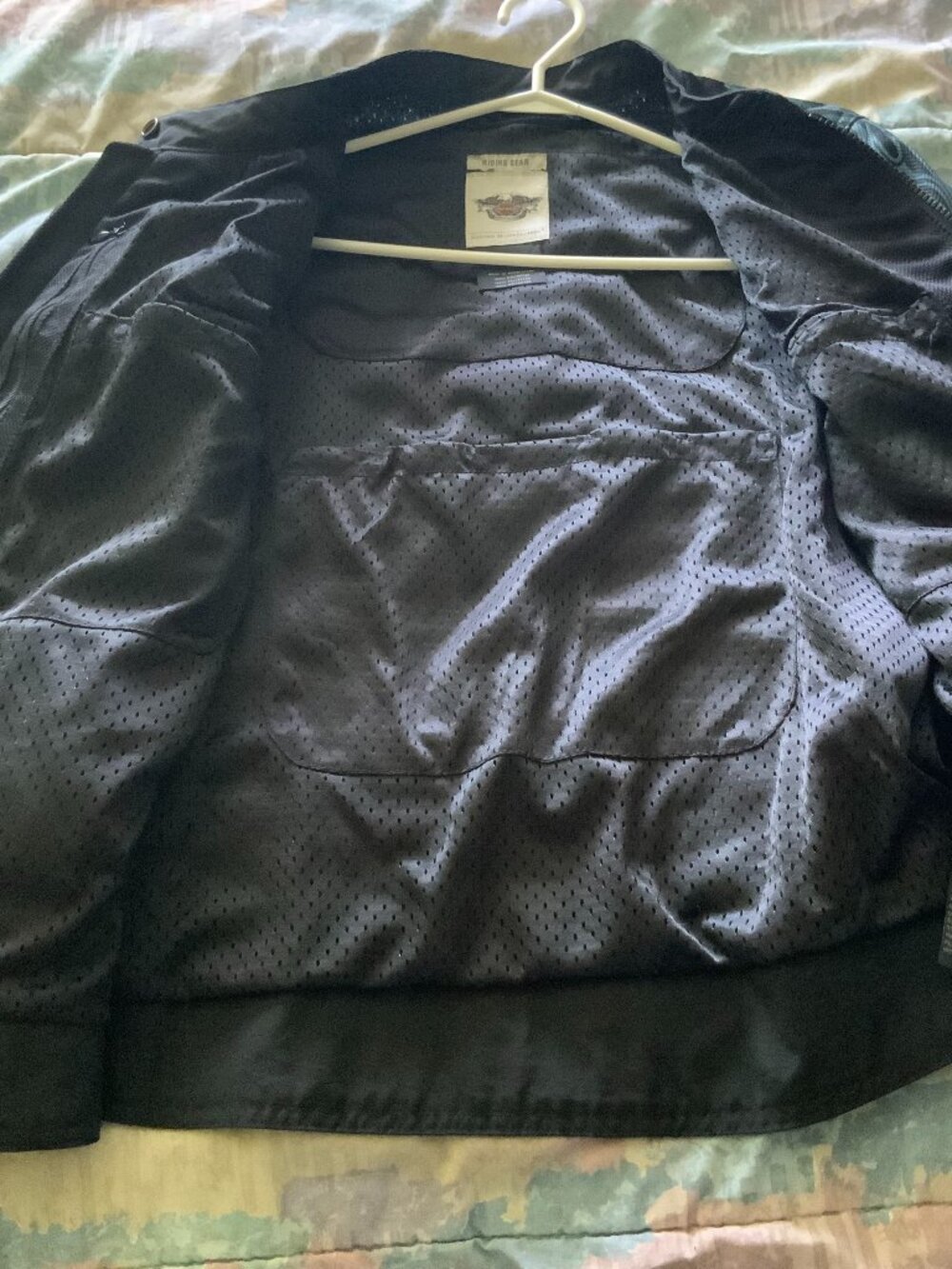 HARLEY DAVIDSON WOMEN'S MOTORCYCLE JACKET - POLYESTER - SIZE XL - Picture 6 of 12